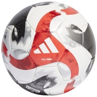 Futbalový futbal Adidas Tiro Pro bielo-šedo-červený H