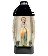 Krásna sviečka Glamour Mary, 30 cm, s vložkou