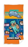 PLÁŽOVÝ OTERÁK 100% BAVLNA 70 X 140 CM MINECRAFT SEA WORLD