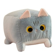 Maskot Cat Square Sausage Plyšová hračka Vankúš Mačiatko 40 cm