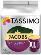 TASSIMO Jacobs Caffe Crema intenso XL kapsuly 16 kapsúl