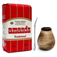 YERBA MATE AMANDA TRADICIONAL 500 g matero sada