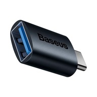 BASEUS INGENUITY USB-C/USB-A OTG MODRÝ ADAPTÉR