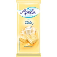 Alpinella biela čokoláda 90g, krabička 21 kusov