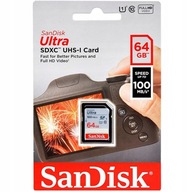 Pamäťová karta Sandisk ULTRA SDHC 64GB 100MB/s