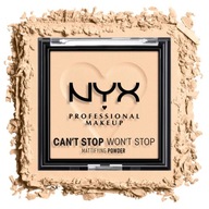 Nyx Can'T Stop Won'T Stop zmatňujúci púder na make-up, odtieň Light 02