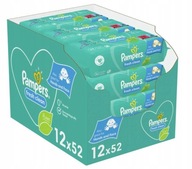 PAMPERS FRESH CLEAN WIPES 12 x 52 ks.