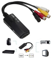 Prevodník z HDMI na AV 3x cinch RCA (samica)