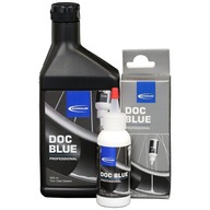 TESNENIE NA BEZDUŠÍKOVÉ PNEUMATIKY SCHWALBE DOC BLUE MILK 500 ml + DÁVKOVAČ