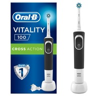 Elektrická zubná kefka Oral-B D100 CrossAction, čierna