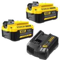 Nabíjačka batérií Stanley SFMCB14 4A V20 + 2x 4Ah batéria