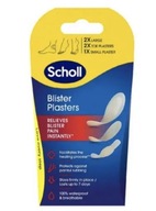 Scholl, Blisterové náplasti, omietková zmes, 5 kusov