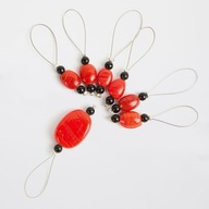 KnitPro Tangerine značkovače ihlice na pletenie 7 kusov