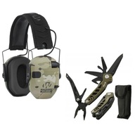 Walkers Razor Slim Multicam + Multitool M-Tac 7v1 Sada chráničov sluchu