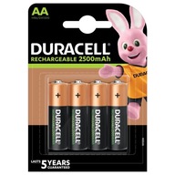 Nabíjacie batérie DURACELL DURALOCK R6 AA 4ks