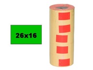 Zelené etikety Etiketovacia páska 26x16 100 ks