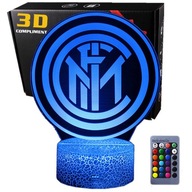 LED NOČNÁ LAMPA FUTBAL INTER MILAN 3D