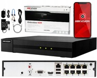 Hikvision 8ch PoE IP monitorovací rekordér 8MPx