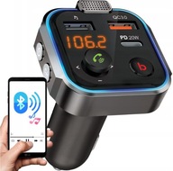 Bluetooth FM vysielač QC USB PD rýchla nabíjačka