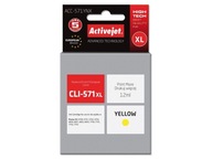 Atrament ACTIVEJET pre Canon CLI-571Y XL Yellow 12 ml