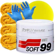 SOFT99 White Soft Wax Wax svetlý lak 350 g