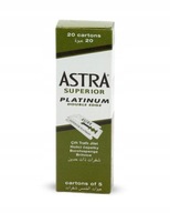 Astra Superior Platinum klasické žiletky 100 ks