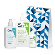 CeraVe hydratačný čistiaci krém s penou 473 ml, čistiaci gél na akné 236 ml