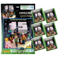 MINECRAFT 15. VÝROČIA SLÁVKOVÝ ALBUM PANINI + 6 Vrecúšok