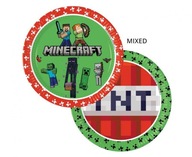 Minecraft Papierové taniere Creeper Enderman TNT Piksel novej generácie