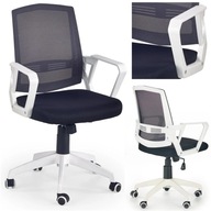 ASCOT Bielo sivá otočná kancelárska stolička zo sieťoviny