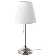 IKEA ARSTID Stolová lampa biely nikel