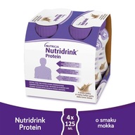 Nutridrink Proteín, mocha príchuť, 4x125 ml