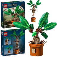 LEGO Harry Potter 76433 Model škriekajúcej rastliny v črepníku Mandragora