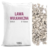 Zrnitosť Záhradný štrk Biela VULKÁNOVÁ LAVA 10KG