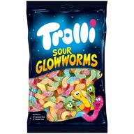 Trolli Fruit Jelly Sour Bugs Fireflies Mix príchutí Jahoda 1kg DE