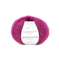 Alpaca Silver Concept od Katia 271 (Ruby-Silver)