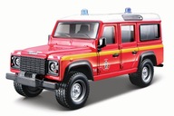 Land Rover Defender 110 1:50 hasičská polícia Bburago