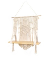 Nástenná dekorácia Macrame police Boho PS