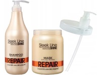 Stapiz Sleek Line maskový šampón REPAIR 1L + pumpička