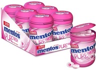 Mentos Pure Fresh Tutti Frutti ovocné žuvačky 6x60g