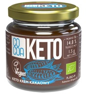 KETO KAKAOVÝ KRÉM S MCT OLEJOM BIO CUKRU BEZ CUKRU