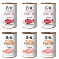 Brit Mono Protein 6 x 400 g Zmes príchutí Mokré jedlo