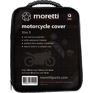 KRYT NA MOTOCYKL Moretti čierny vodeodolný S