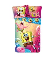 POSTELIENKA 140x200 PRE DIEŤA SPONGEBOB PÁN HUBKA