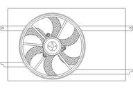 VENTILÁTOR RADIÁTORA (S POUZDROM) MITSUBISHI COLT C