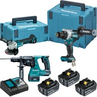 MAKITA DLX3157TJ COMBO SADA 18V DGA506 DDF486