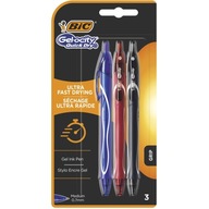 BiC Gel-Ocity Quick Dry gélové pero 3 farby