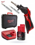 Spájkovačka 12V batéria 1x2Ah 400° Milwaukee M12 SI-201C