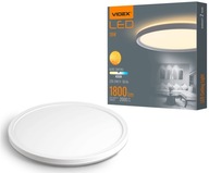 Elegantné okrúhle stropné svietidlo LED 18W 2250lm 5000K