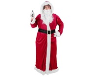 SANTA CLAUS VELUR XL DELUXE CLAUS KOSTUME